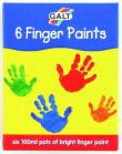 Galt - 6 Acuarele pentru Pictat cu Mana - 6 Finger Paints